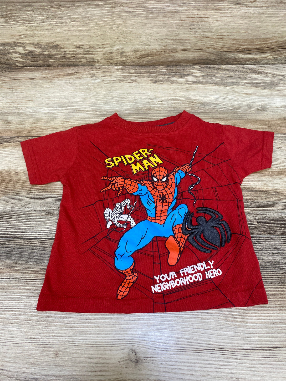 Marvel Spider-Man Shirt Red sz 2T