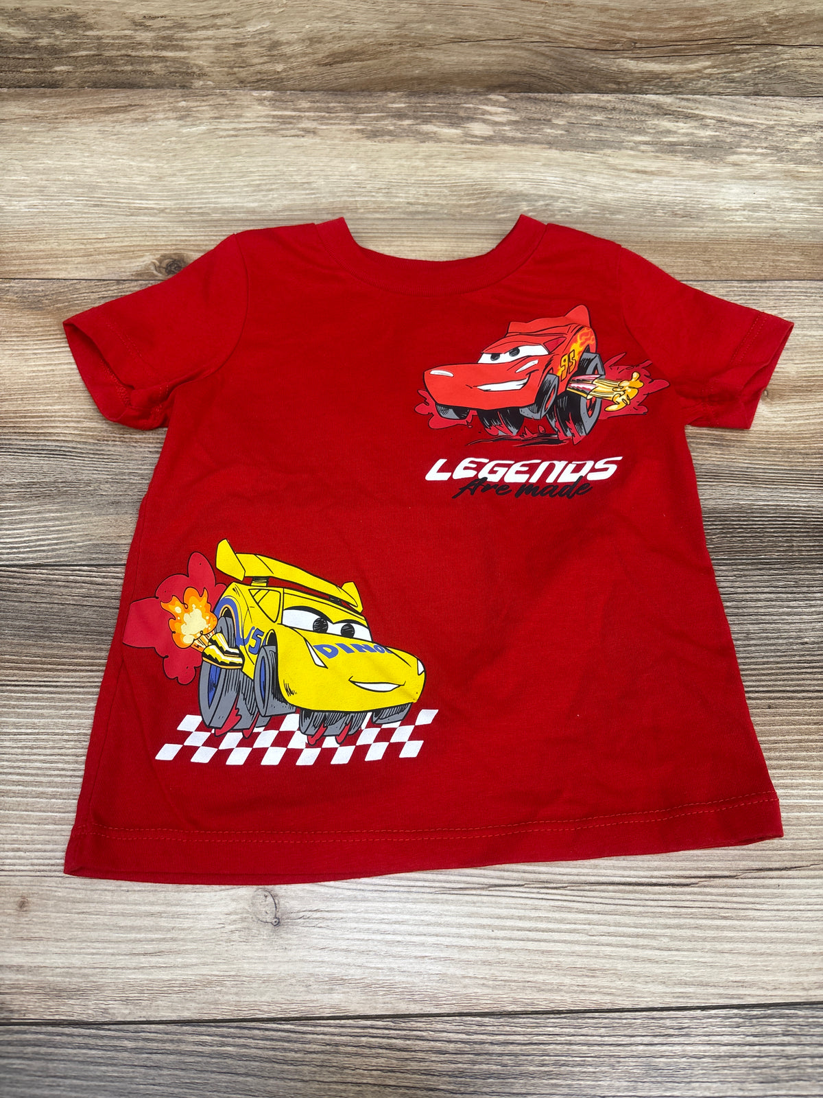 Disney Pixar Cars Shirt Red sz 2T