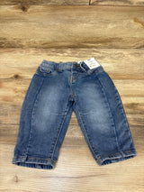 NEW Oshkosh Cozy Lined Denim Barrel Jeans Blue sz 12m