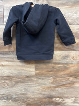 Carhartt Half Zip Hooded Sweatshirt Black sz 12m
