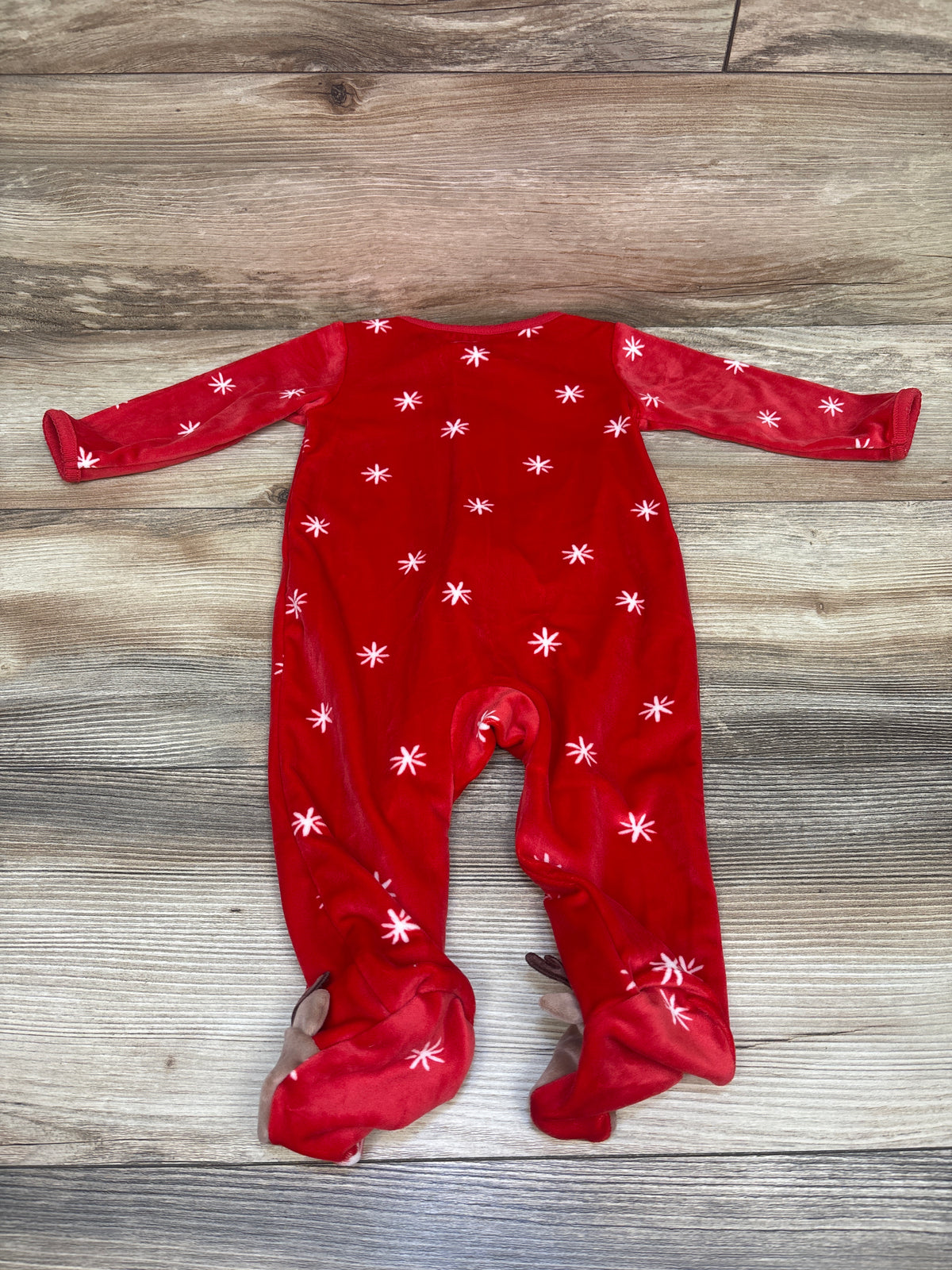 Just One You Reindeer Blanket Sleeper Red sz 6m