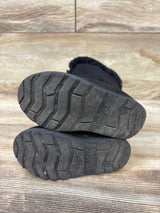 Cat & Jack Kameryn Faux Fur Shearling Boots Black sz 6c