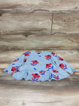 NEW Carter's Long Sleeve Peplum Top Blue sz 2T