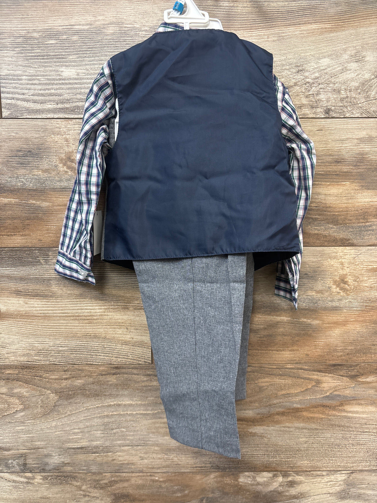 NEW Izod 4pc Suit Set with Christmas Tie Grey sz 24m