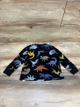 Old Navy Long Sleeve Dinosaur Shirt Black sz 2T