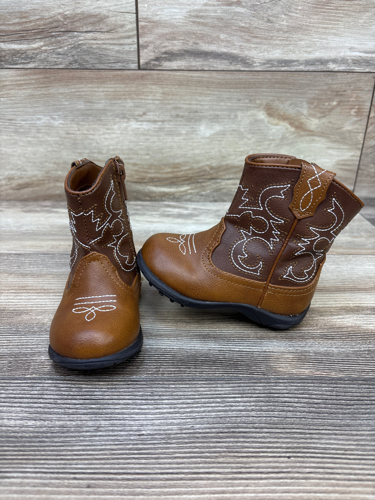 Wonder Nation Western Cowboy Boots Brown sz 5c