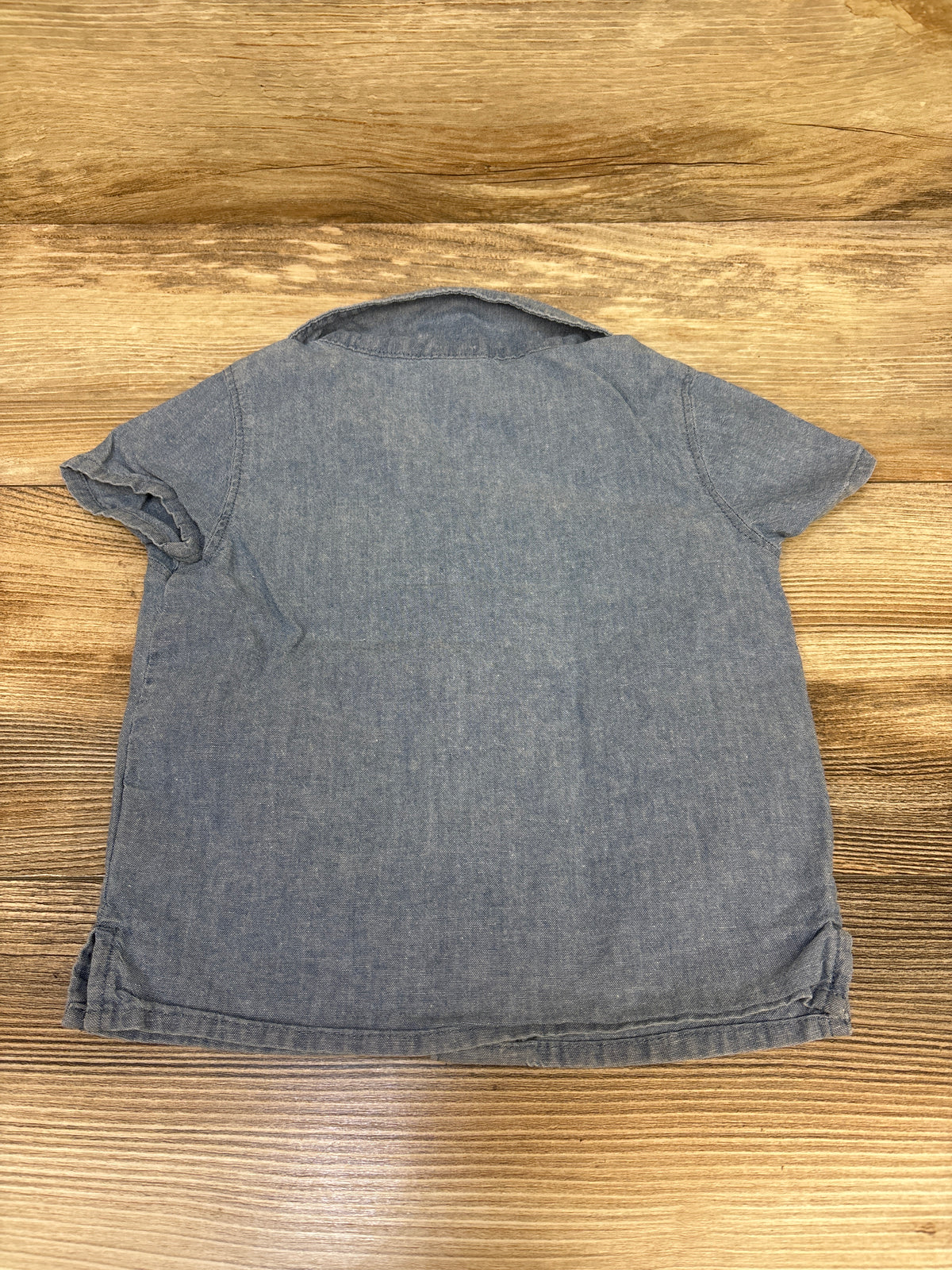 Carter's Chambray Button-Up Shirt Blue sz 9m
