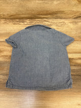 Carter's Chambray Button-Up Shirt Blue sz 9m