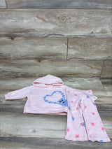 NEW Carter's 2pc Pullover Sweatshirt & Pants Set Pink sz 12m
