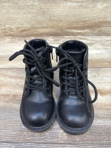 Baby Gap Lace-Up Ankle Boots Black sz 6c