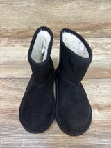 Old Navy Faux-Suede Faux-Fur Lined Boots Black sz 9c