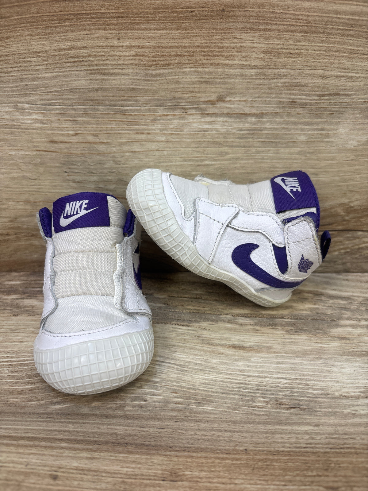 Air Jordan 1 Crib Bootie 'Court Purple' Sneakers sz 4c