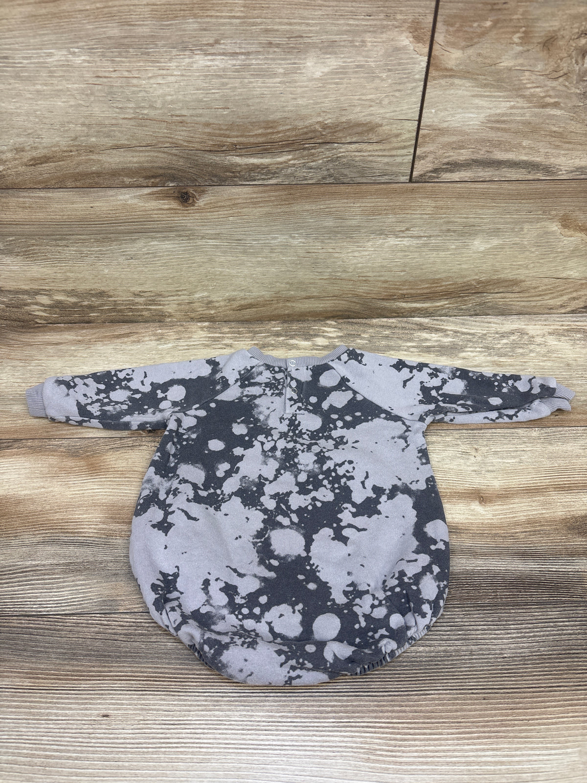 Grayson Mini Sweatshirt Bubble Romper Grey sz 3-6m