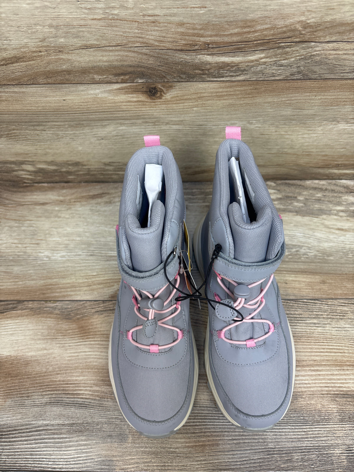 NEW Cat & Jack Noah Hiker Winter Boots Grey sz 5Y