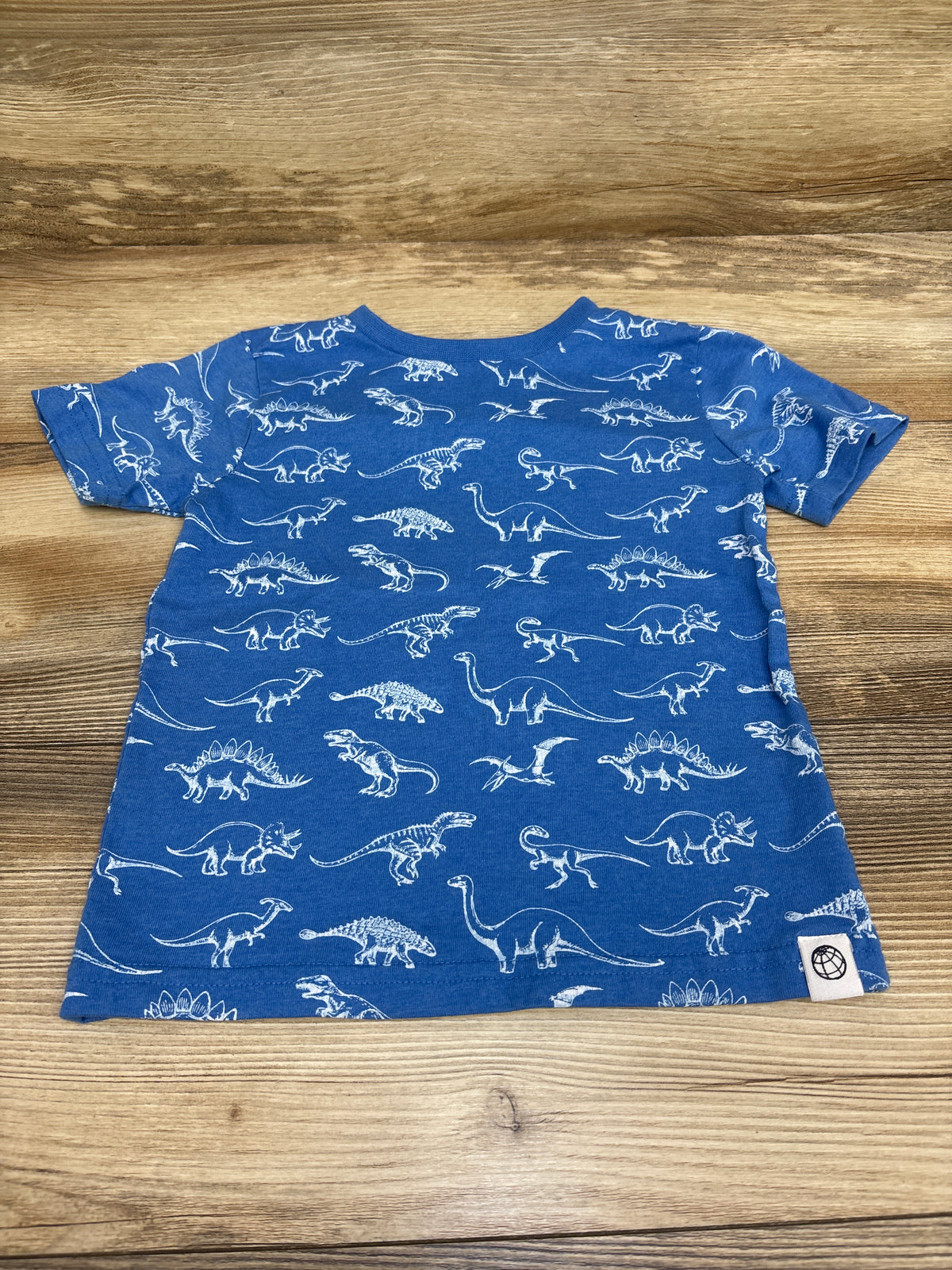 Free Planet Dinosaur Shirt Blue sz 4T