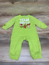 The Grinch Team Grinch Coverall Green sz 6/9m