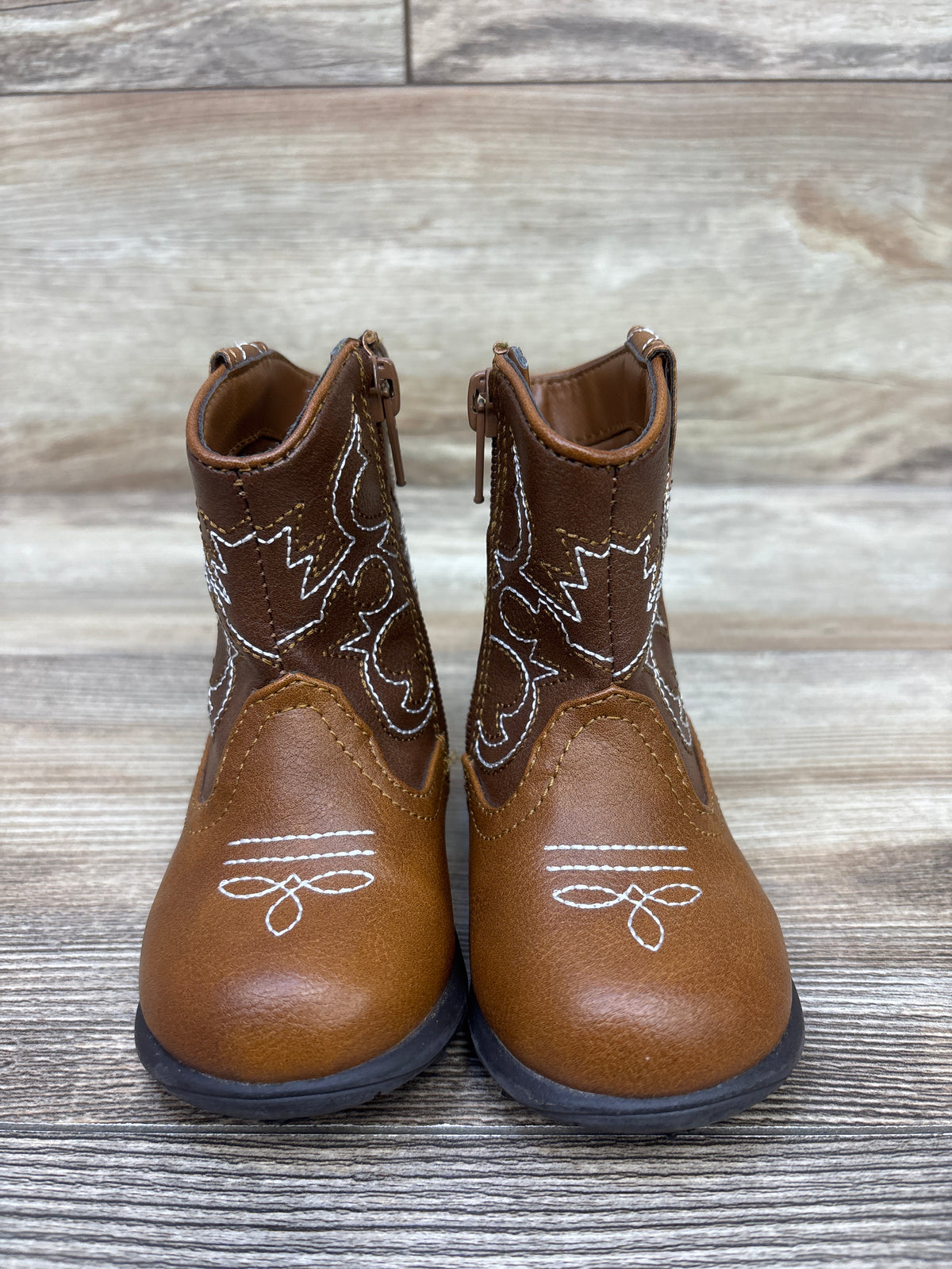 Wonder Nation Western Cowboy Boots Brown sz 5c
