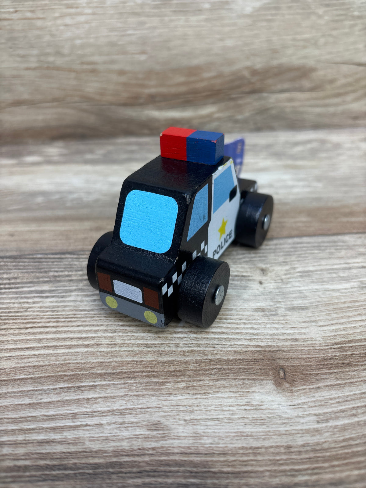 NEW Majigg Wooden Police Vehicle