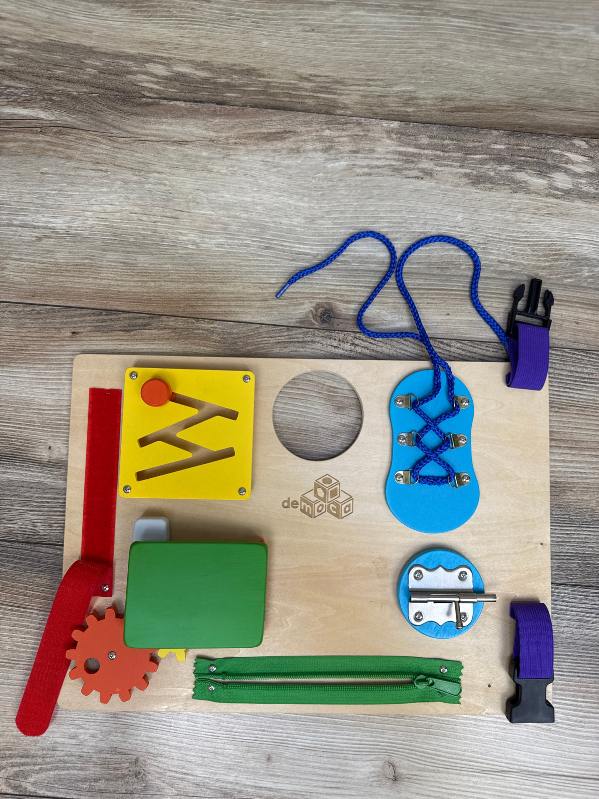 deMoca Montessori Busy Board