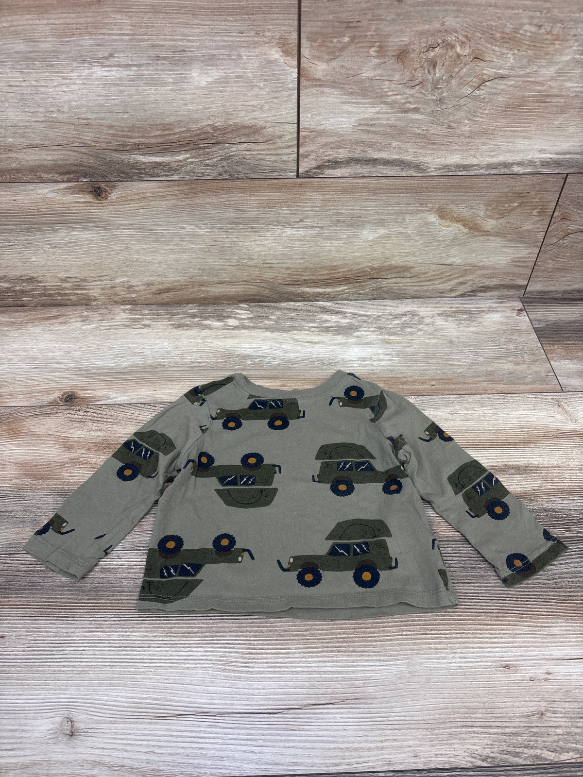 Old Navy Shirt Green sz 12-18m