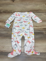 NEW Child Of Mine Blanket Sleeper White sz 6-9m