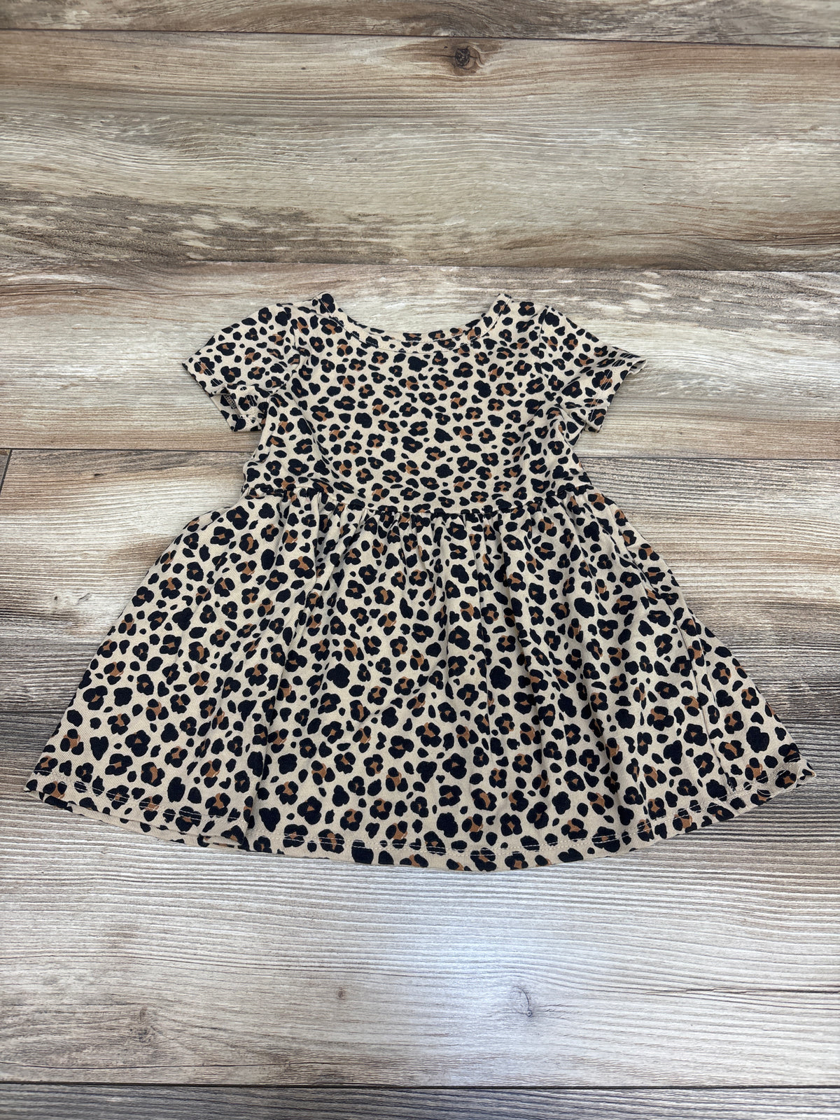 Cat & Jack Leopard Dress Beige sz 18m