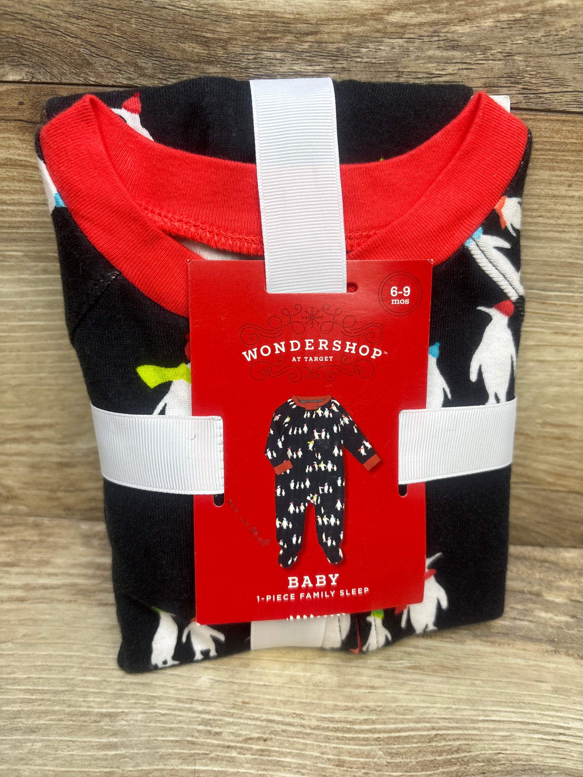 NEW Wondershop Penguin Sleeper Black sz 6-9m