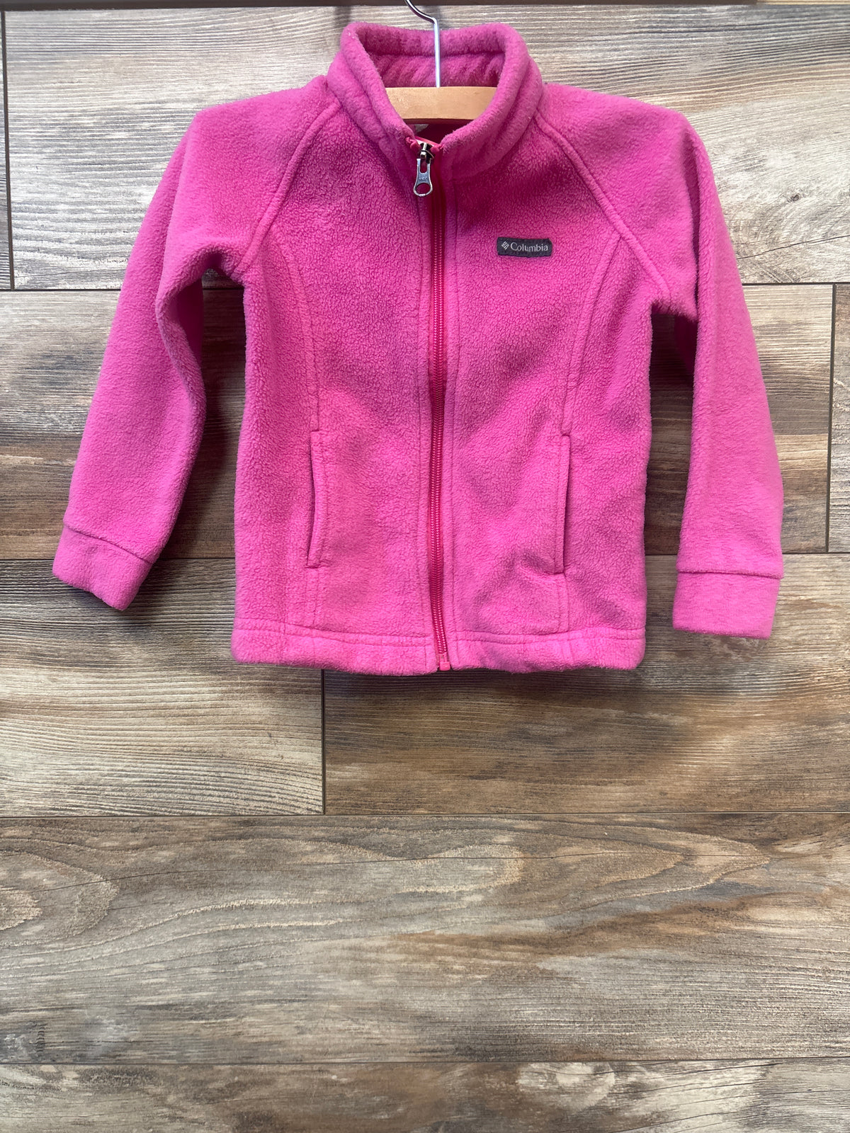 Columbia Fleece Full Zip Jacket Pink sz 4T
