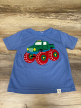 Kit + Pearl Embroidered Monster Trick Shirt Blue sz 2T
