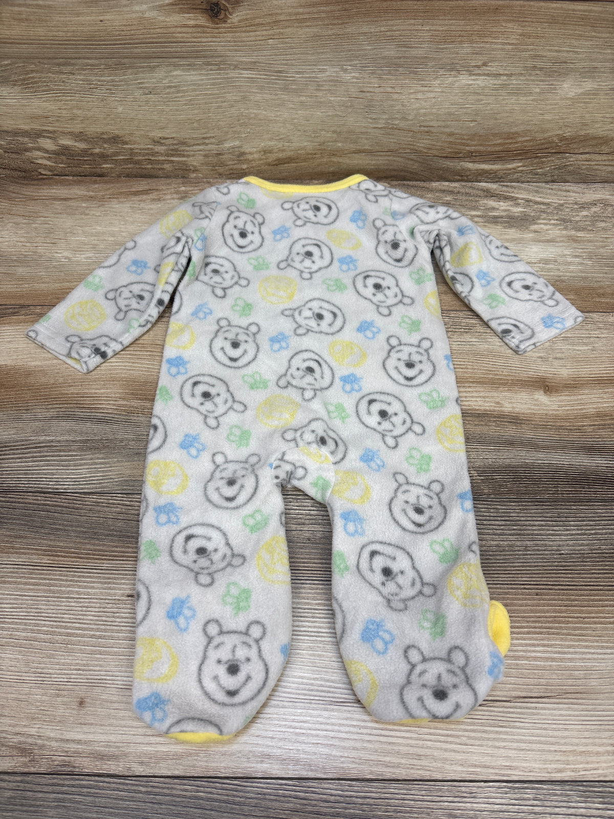 Disney Baby Winnie The Pooh Blanket Sleeper White sz 3/6m