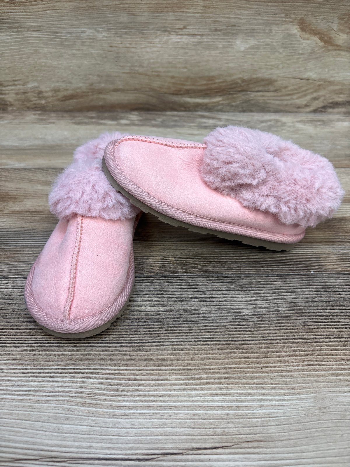 Cat & Jack Faux-Fur Callie Slipper Pink sz 11c