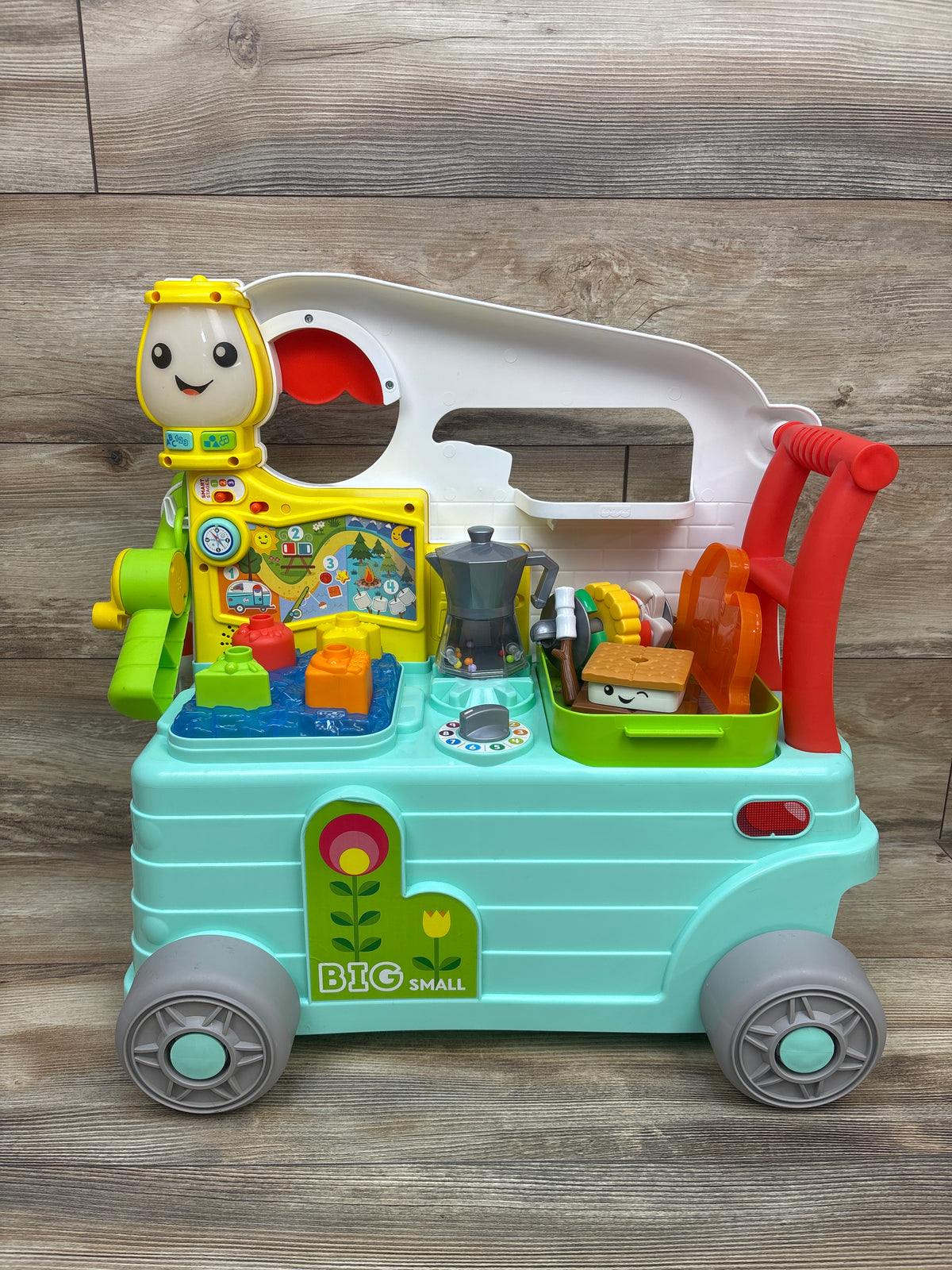 Fisher Price 3-in-1 On-The Go Camper Walker & Activity Center