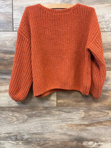 H&M Chunky Knit Sweater Orange sz 5/6T
