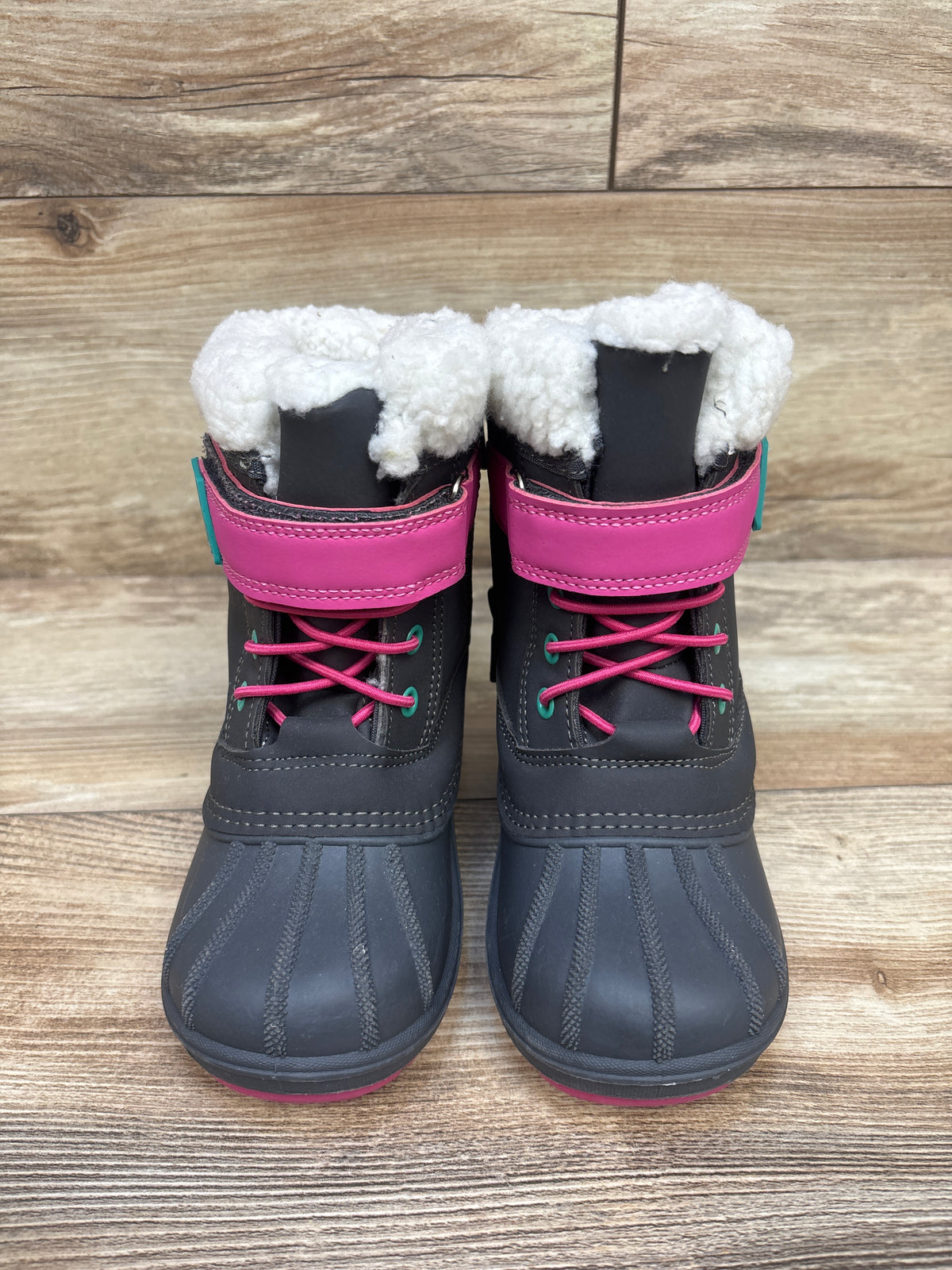 Cat & Jack Journey Winter Snow Boots Grey sz 10c