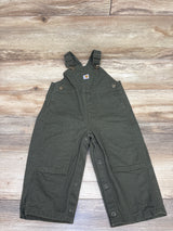 Carhartt Canvas Bib Overalls Green sz 12m