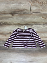 NEW Children's Place Long Sleeve Striped Shirt Brown sz 12-18m