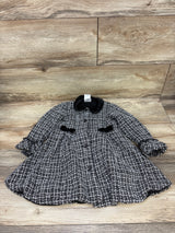 Nannette Tweed Dress Coat Black sz 3T