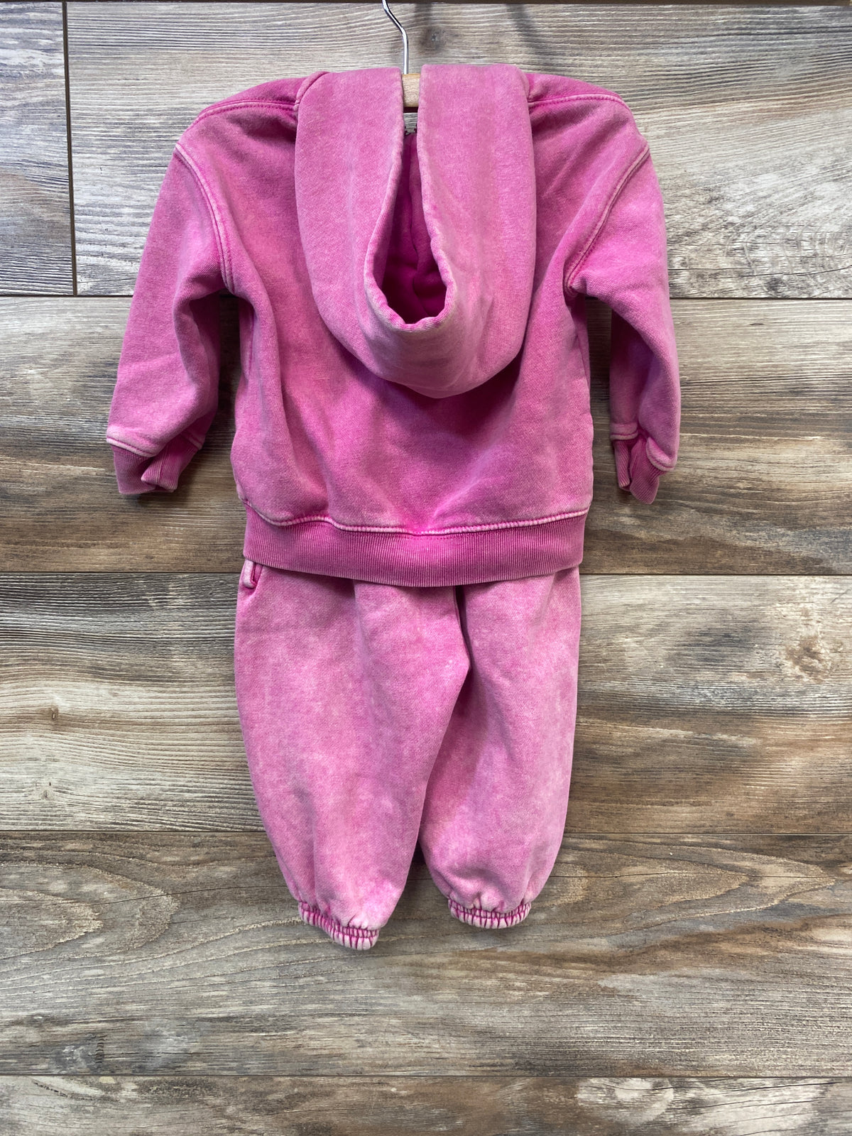 Baby Gap 2pc Zip-Up Sweatshirt & Joggers Set Pink sz 6-12m