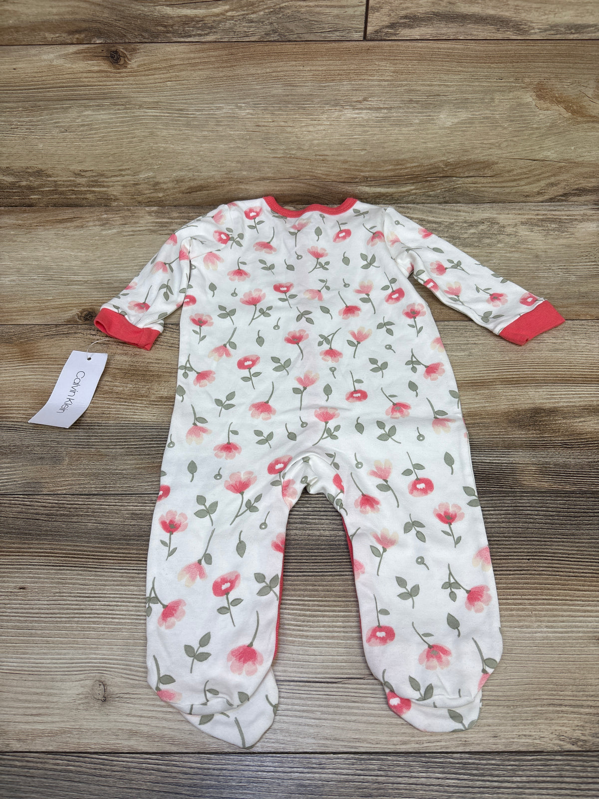 NEW Calvin Klein Snap Sleeper White sz 3/6m
