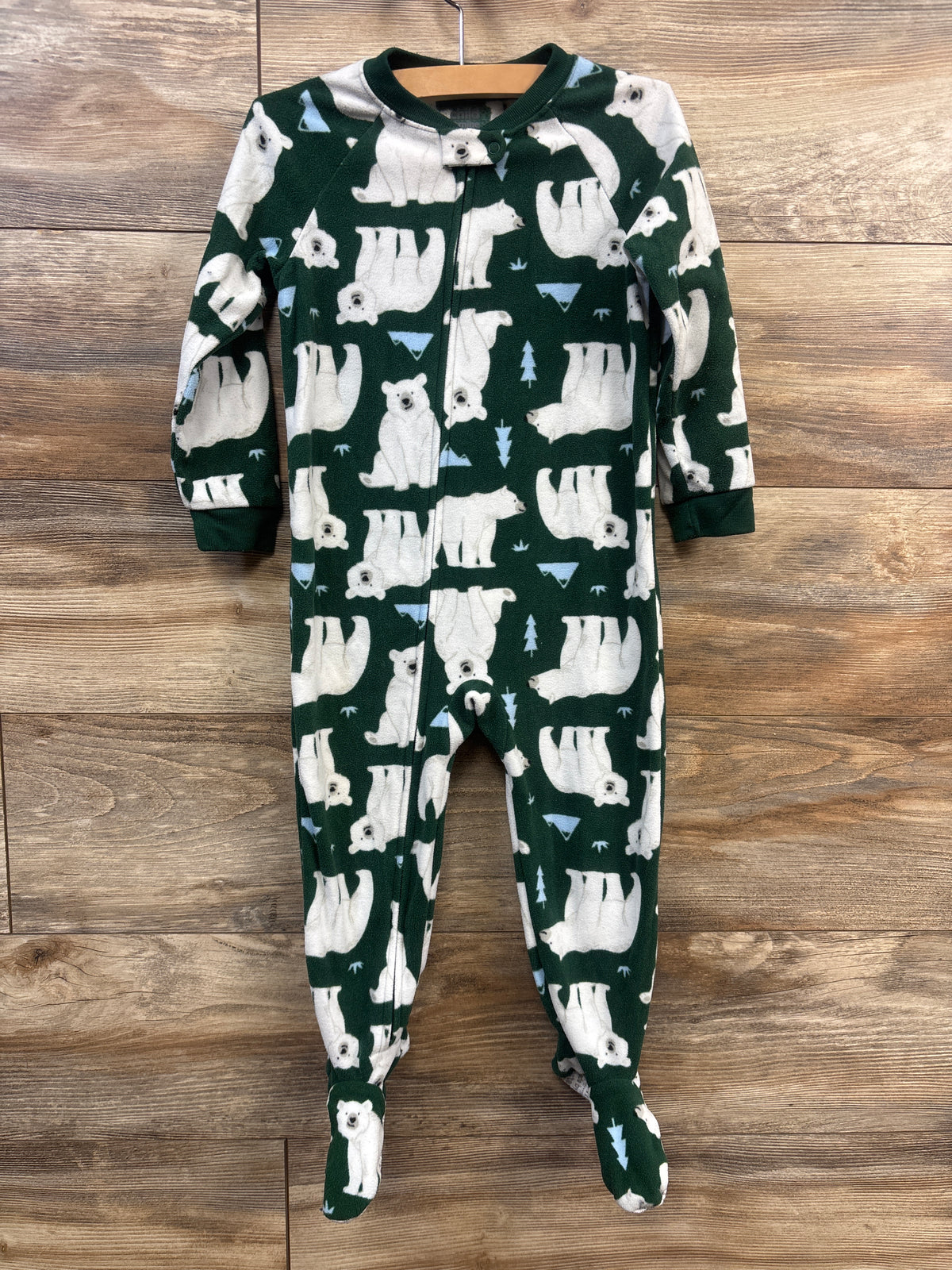 Child Of Mine Blanket Sleeper Green sz 3T