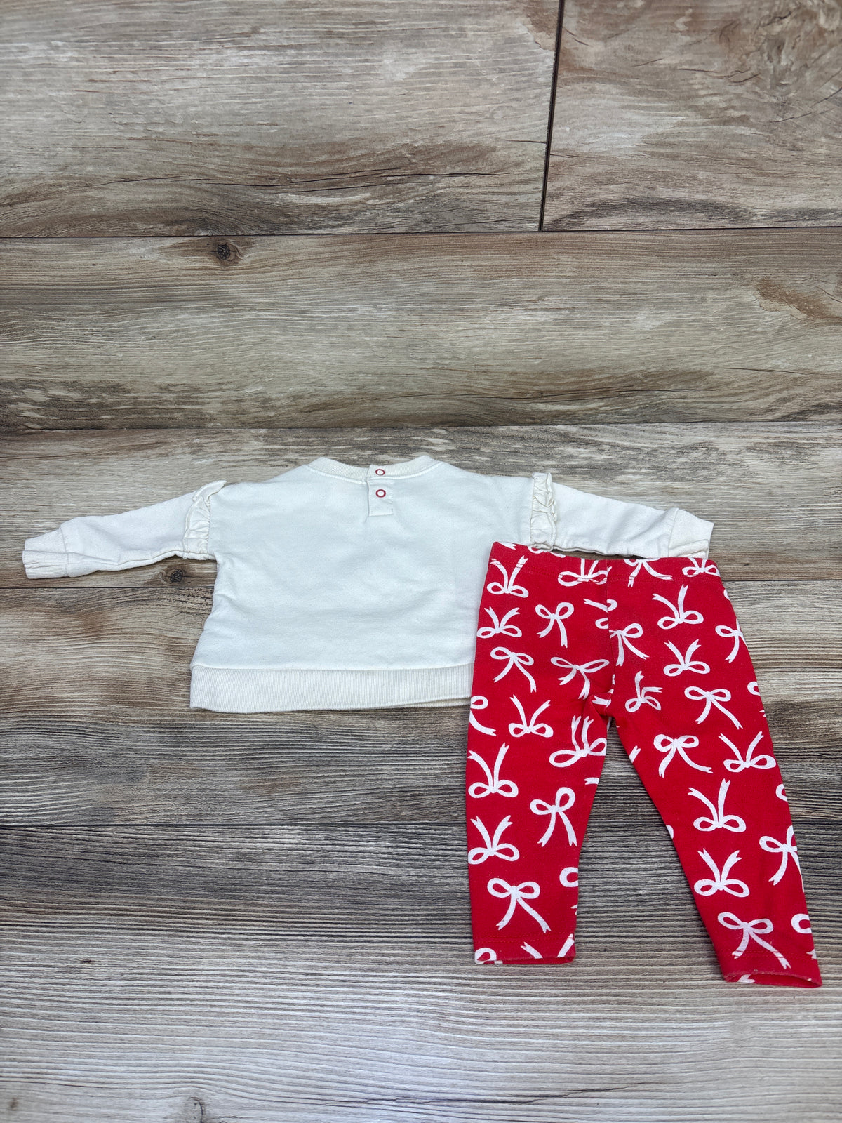 Cat & Jack 2pc Deer Sweatshirt & Leggings Set Beige sz 0-3m