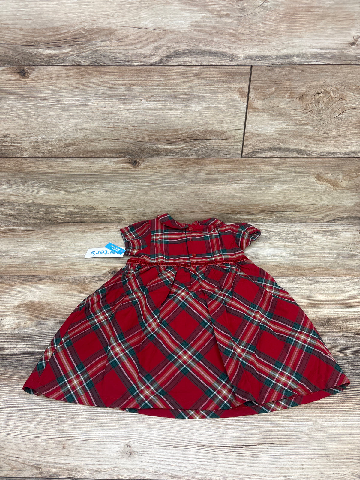 NEW Carter's Holiday Plaid Dress Red sz 18m