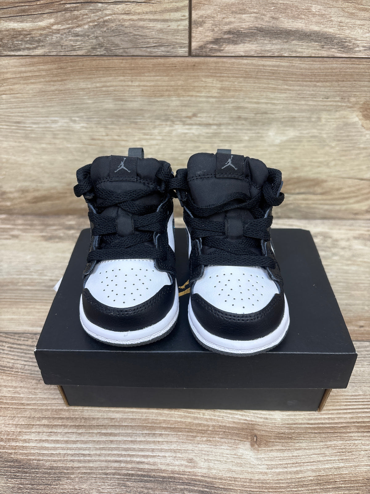 Air Jordan 1 Mid TD 'Iron Grey' Sneakers sz 4c