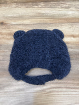 NEW Children's Place Faux-Fur Winter Hat Navy sz 6-12m
