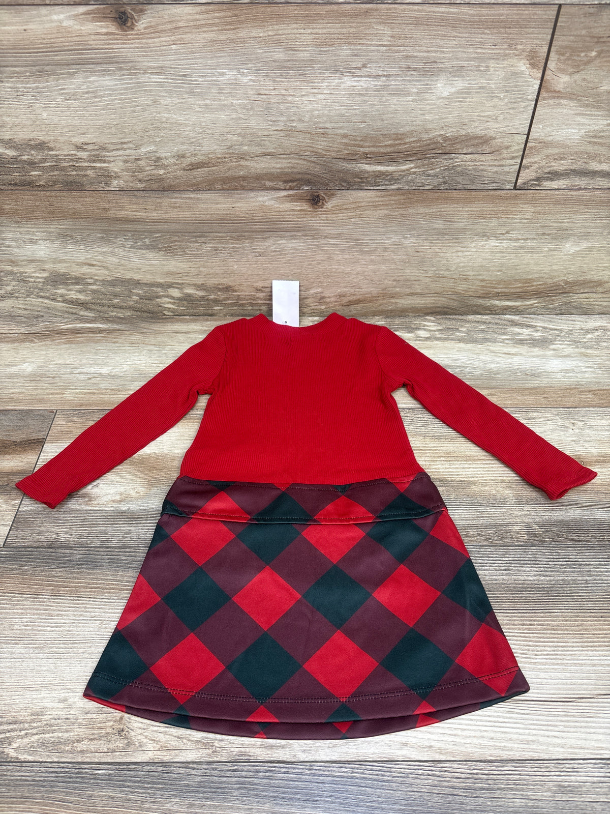 NEW Zunie Ribbed Deer Dress Red sz 3T