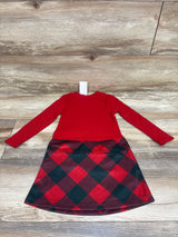 NEW Zunie Ribbed Deer Dress Red sz 3T