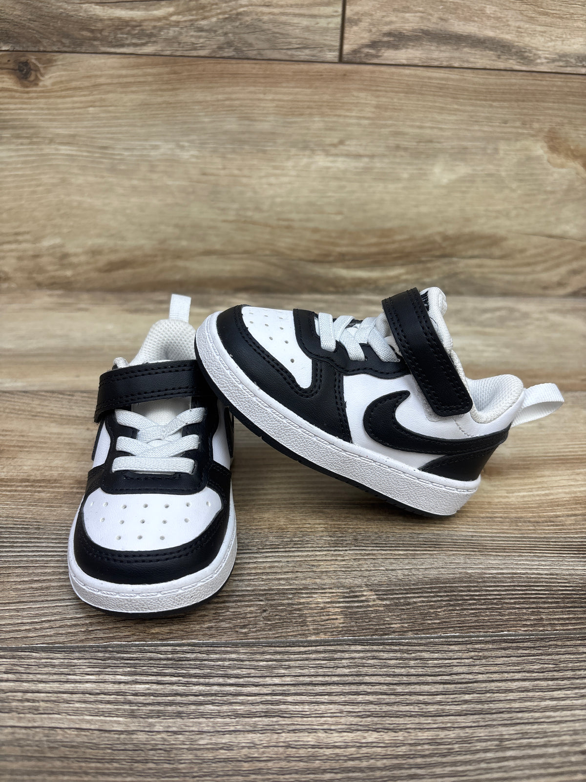 Nike Court Borough Low Recraft TD 'Black White' Sneakers sz 5c