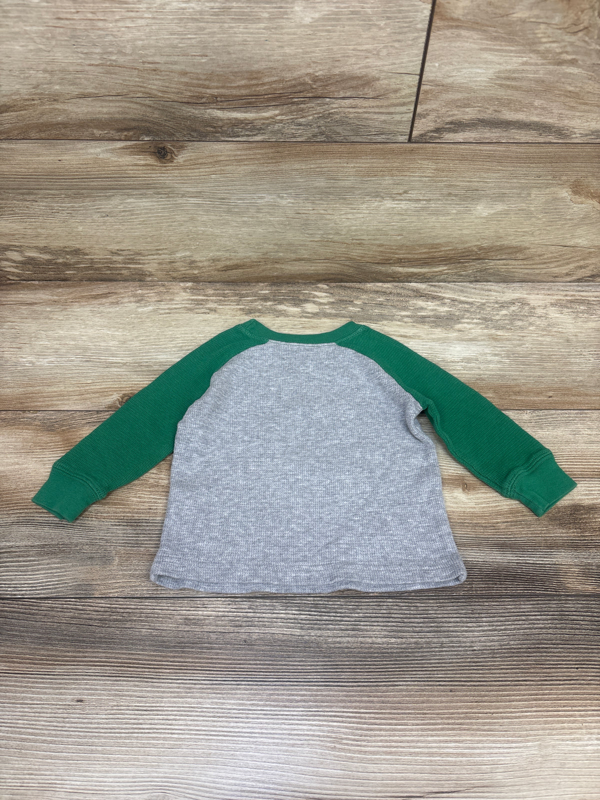 Carter's Thermal Dear Santa Shirt Grey sz 6m