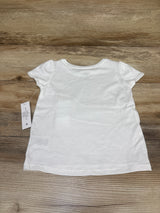 NEW Wonder Nation Puff Sleeve Shirt White sz 2T