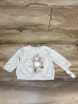 NEW Carter's Pullover Sweatshirt Grey sz 18m